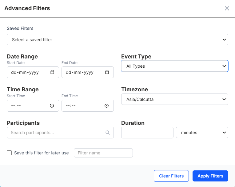 Advanced Filtering System