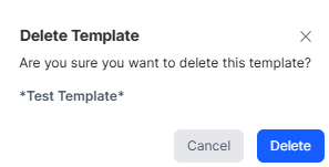 Delete Confirmation